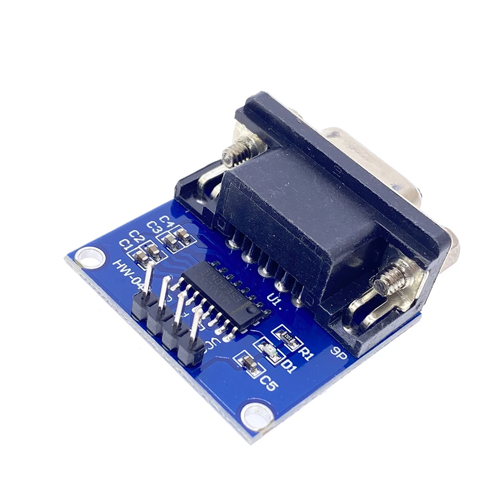 5 шт. Mini MAX3232 RS232 для TTL последовательного порта преобразователь листьев кисть
