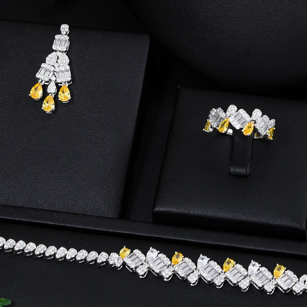

GODKI Trendy Dubai Jewelry Sets for Women Wedding Party Luxury Indian Jewelry Set Cubic Zirconia Dubai Bridal Jewelry Sets