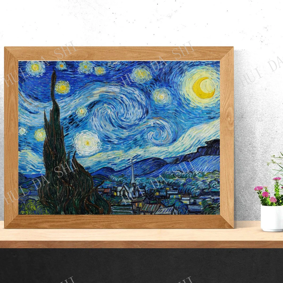 Винсент Ван Гог звездная ночь 1889 плакат для изобразительного искусства