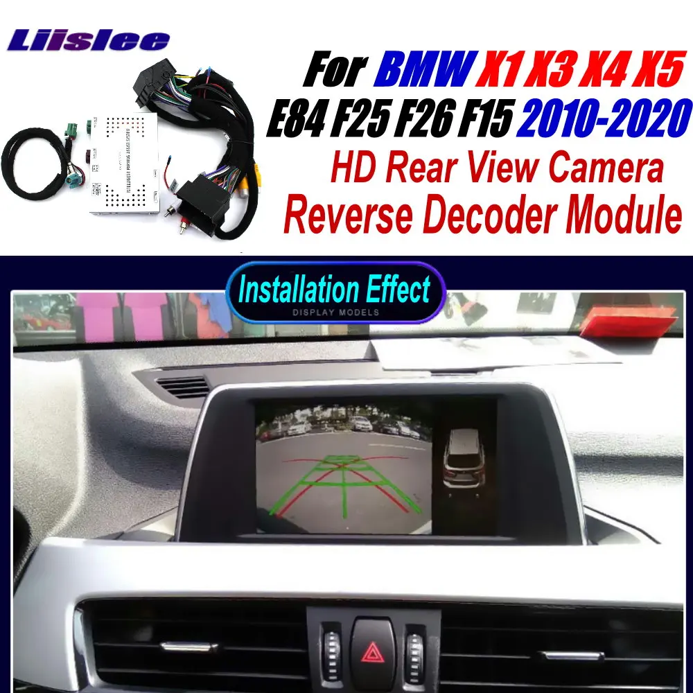 Автомобильная камера заднего вида для BMW X1 X3 X4 X5 E84 F25 F26 F15 2010-2020 адаптер интерфейса