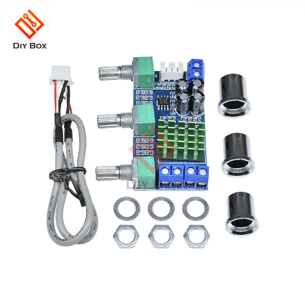 

TPA3116D2 Audio Amplifier Board Module DC12-24V 2x80W High Power Digital Stereo Volume Control Sound Board Car Speaker HIFI