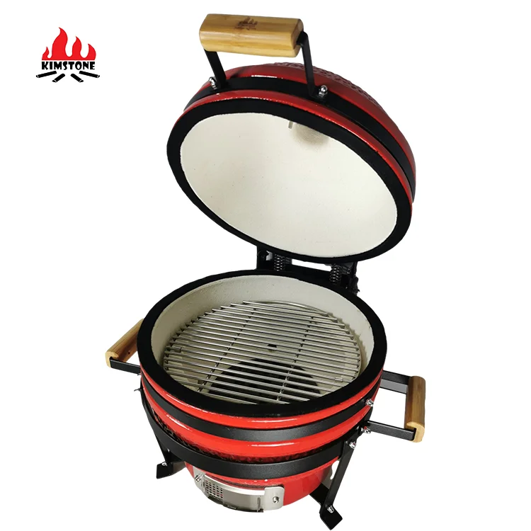 

Auplex Kamado Korean Barbecue Table Grill 16 Inch Baking Oven Charcoal Smoker Grill With BBQ Tools