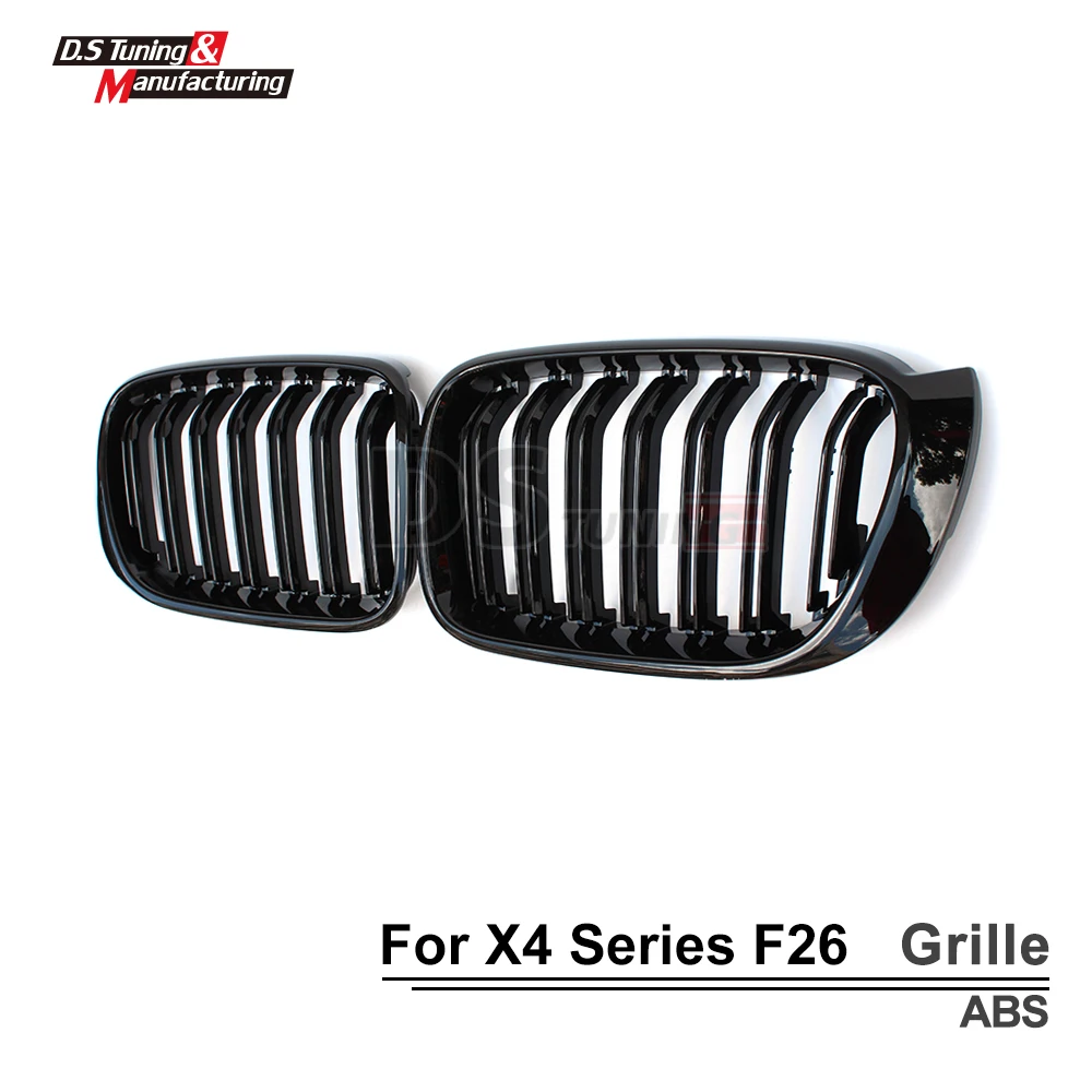 Замена M Цвет 2 slat гонки решетка для BMW X3 F25 LCI X4 F26 SUV Fornt бампер почек гриль 2015 2016 2017