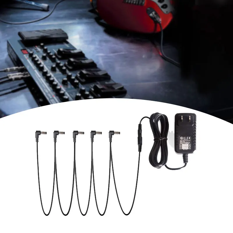 

Musical Instrument Effect Power Supply 9V1A with 5-In-1 Topology Line