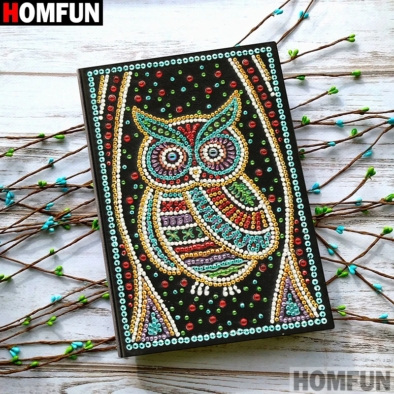 NB12 HOMFUN A5 блокноты 5D DIY алмазная живопись специальная форма Дневник Книга Алмазная вышивка крестиком Стразы Декор подарок - Цвет: NB12