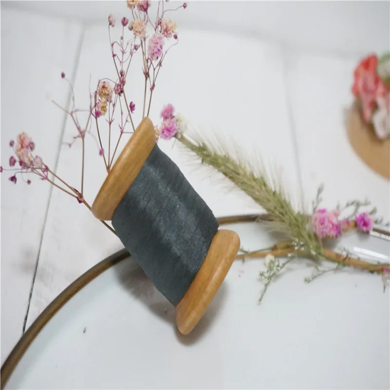 7 мм x 1 0 м/рулон woodenspool 100% Шелковая вышивальная лента тонкая тафта шелковая habotai