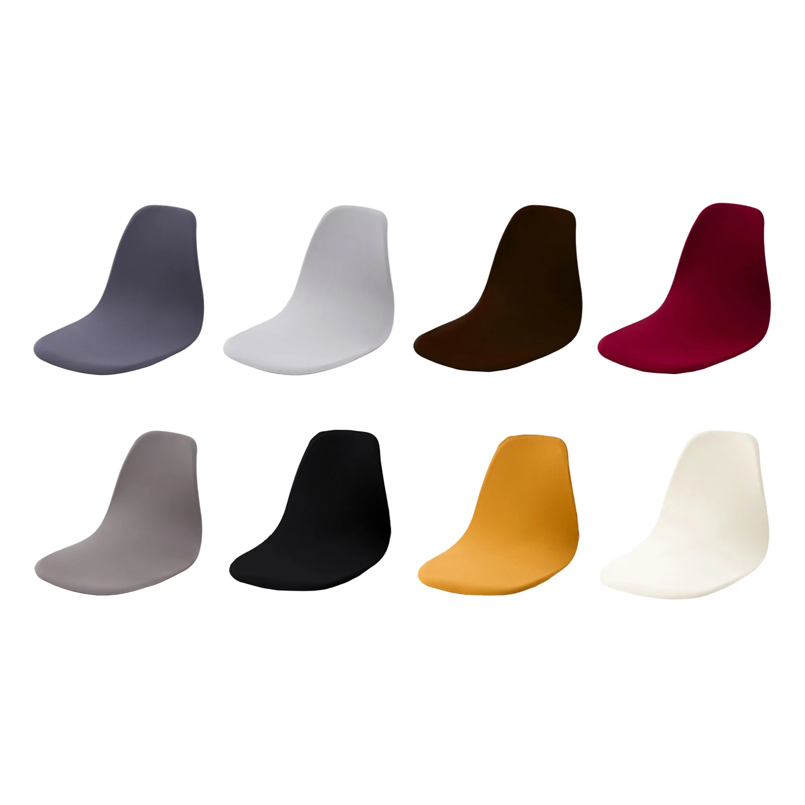 

Elastic Shell Chair Cover Bar Chair Cover Dinners Ceremonies Home Polyester Slipcover