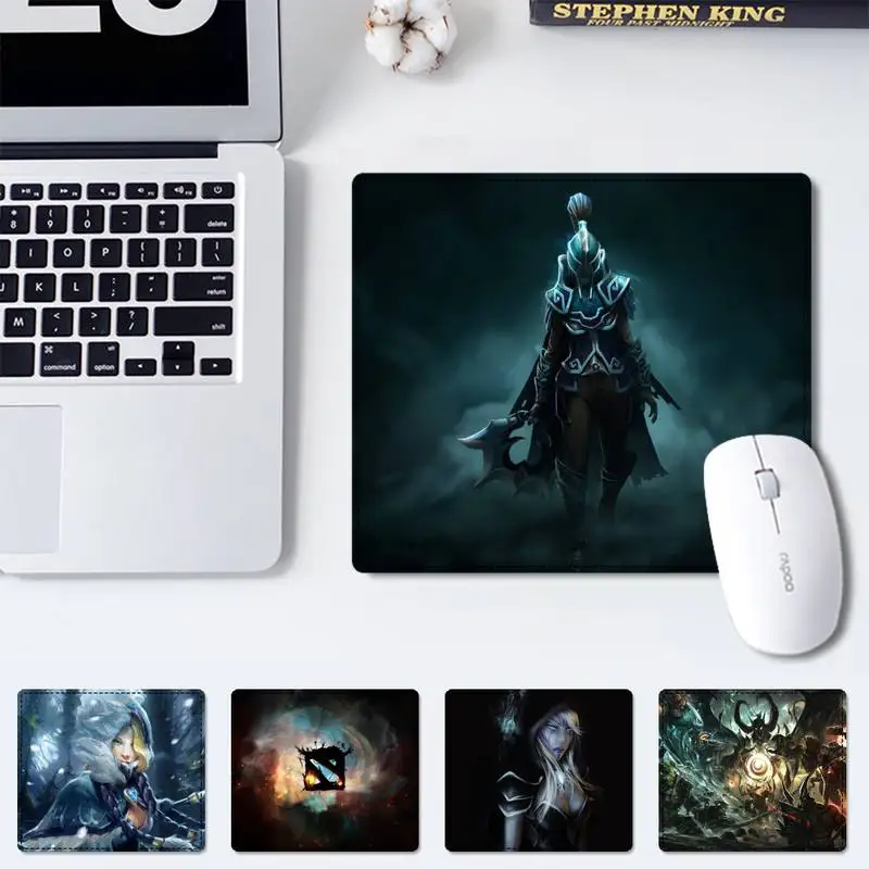 

20X25cm Game Dota 2 office Pad Keyboard Mat Desk Durable Desktop Mousepad Rubber Gaming Small Mouse Pad Office Mouse Mat