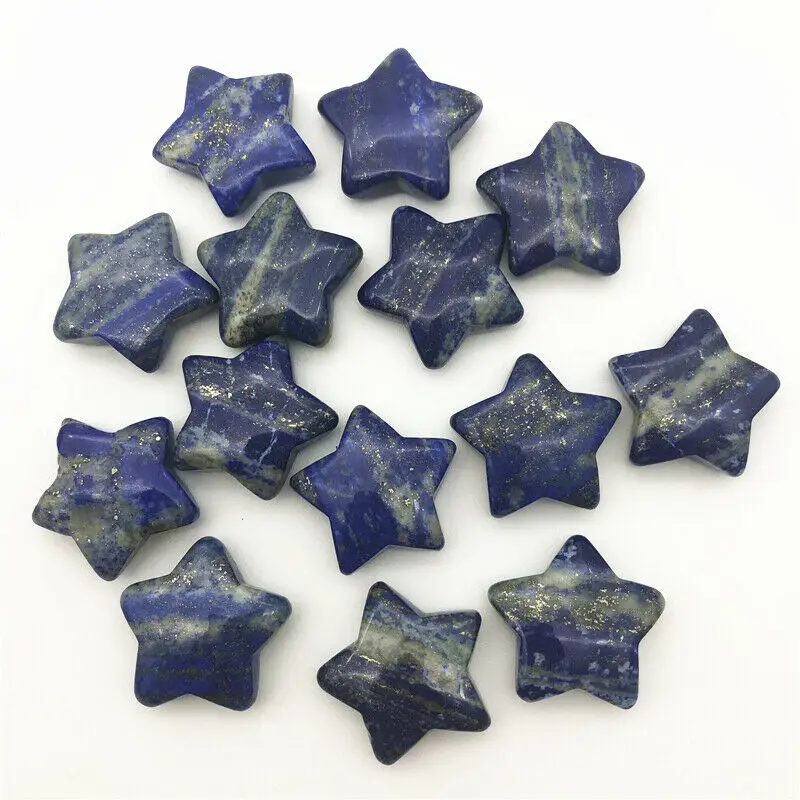 Натуральный Лазурит хрустальный камень в форме звезды для медитации лечебные