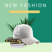 new summer fashion net hat women summer sun hat men outdoor hollow design baseball cap pure color adjustable breathable mesh cap