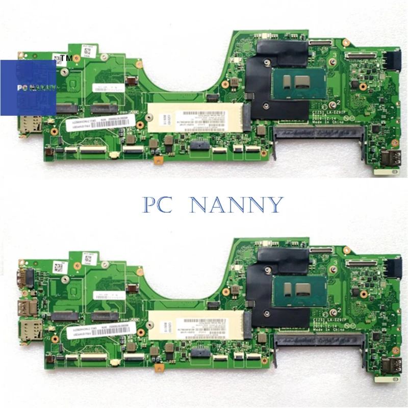 01HY173 CIZS1 LA E291P Системная плата i5 7200U для ноутбука Lenovo Yoga 370 DDR4 материнская