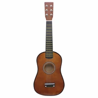 1pc 23 inch folk acoustic guitar music instrument small guitar for beginner