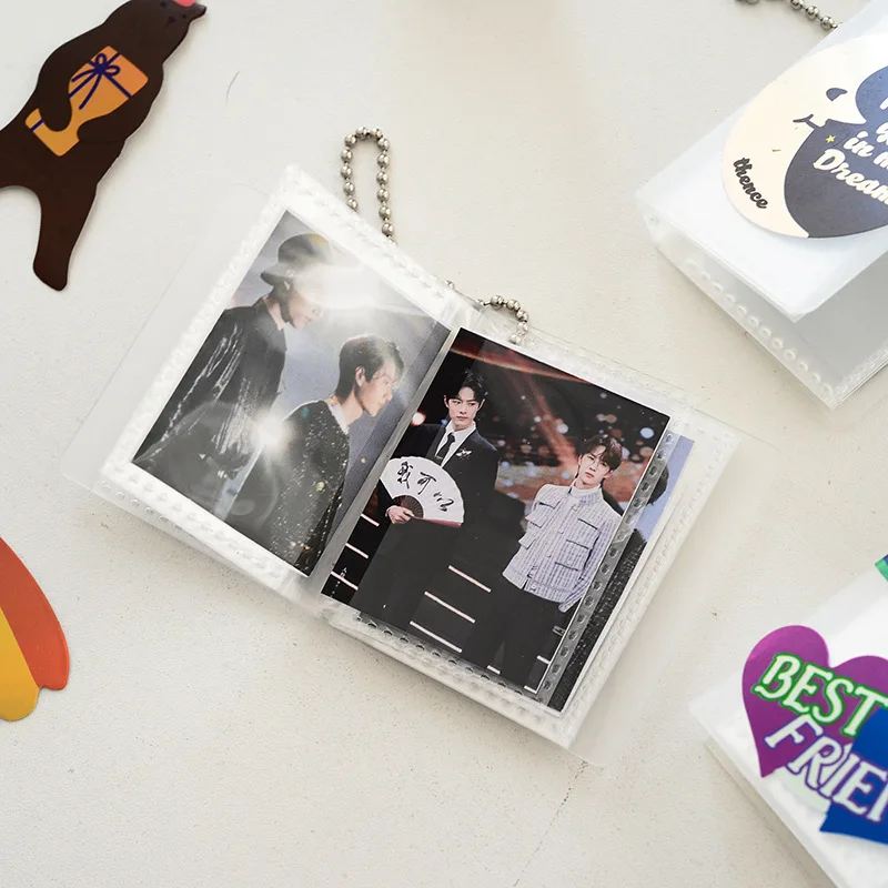 

Мини Фотоальбом 3 дюйма с подвеской-цепочкой для kpop bangtan boys ateez stray kids 3 дюйма ломо-карты для 2020 двух фотокарт