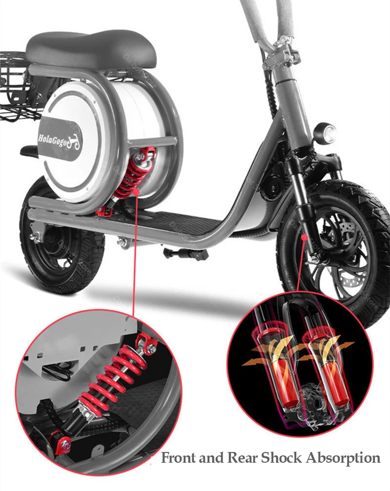 Электрический городской велосипед двухколесный электрический бесщеточный