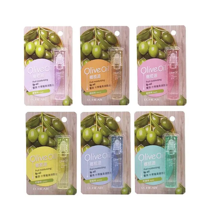 6 бесцветных увлажняющих масел для губ стойкое увлажняющее анти сушка пилинг