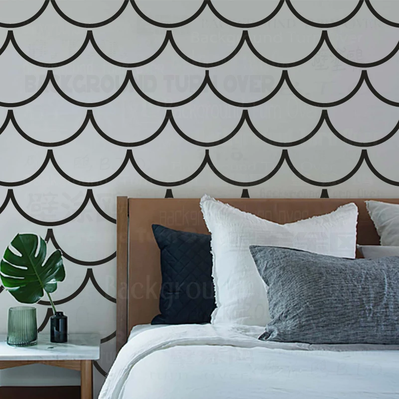 30in 60 см Трафареты для декоративный шаблон многоразовые Дамаск мебель шаблоны