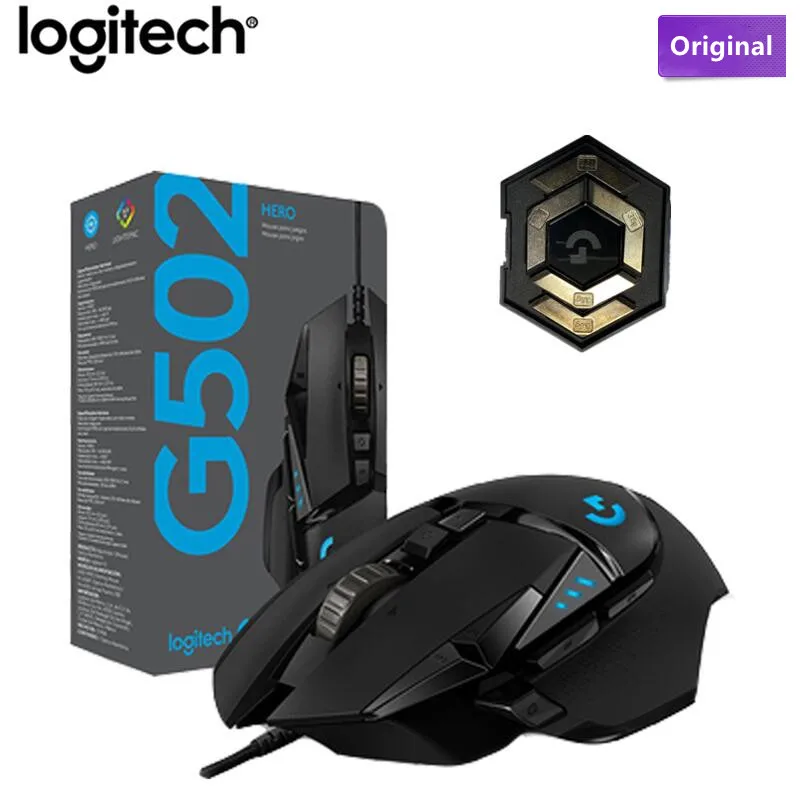 Original Logitech G502HERO gaming mouse wired/G502 LIGHTSPEED wireless RGB mechanical athletic USB laptop | Компьютеры и офис