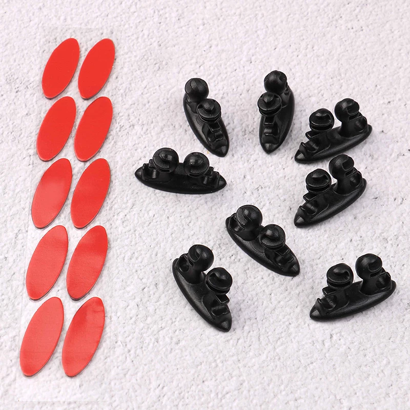 

8Pcs/lot Adhesive Cable Winder Car Interior Cable Clip Earphone Cable Organizer Wire Storage Holder Clip Cord Holder