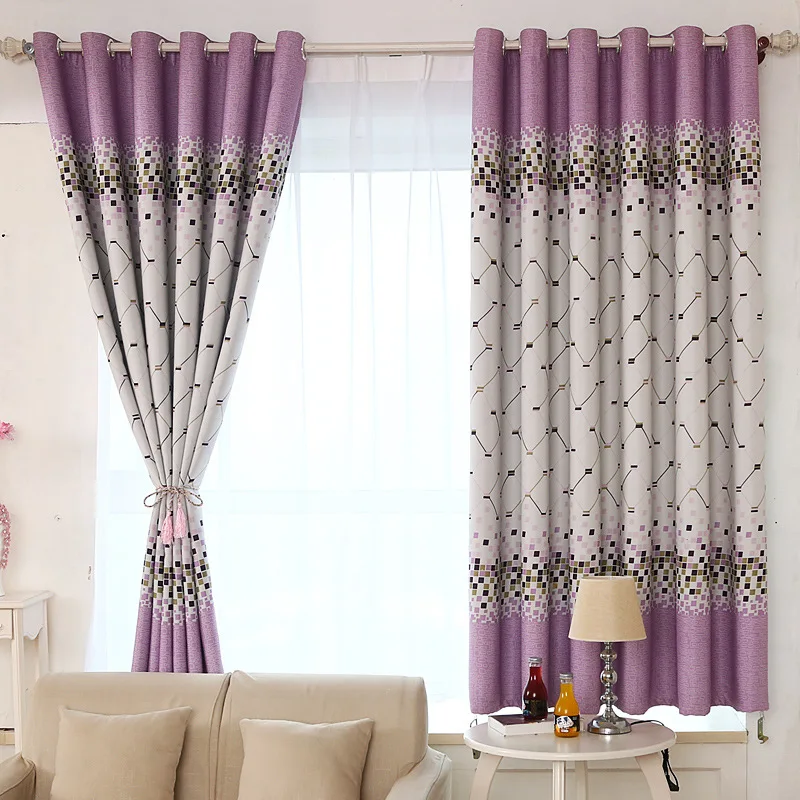 Шторы s для Спальня Windows 2 м высота печати полная оттенок ткани Детская комната