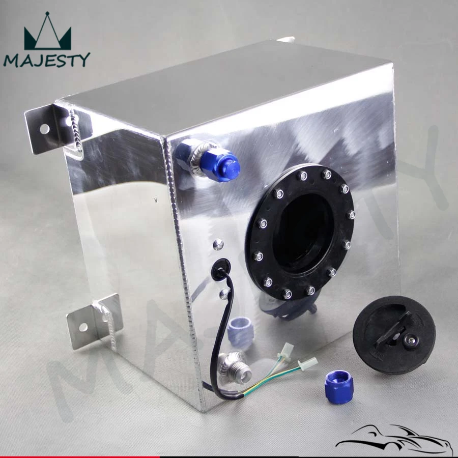 8 галлонов 30 5 л гоночный Дрифт топливный бак полированный алюминий + уровень