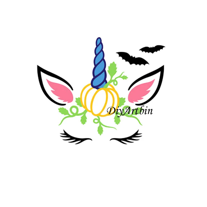 Хеллоуин Единорог трафарет режущие штампы для подарочной коробки наклейка