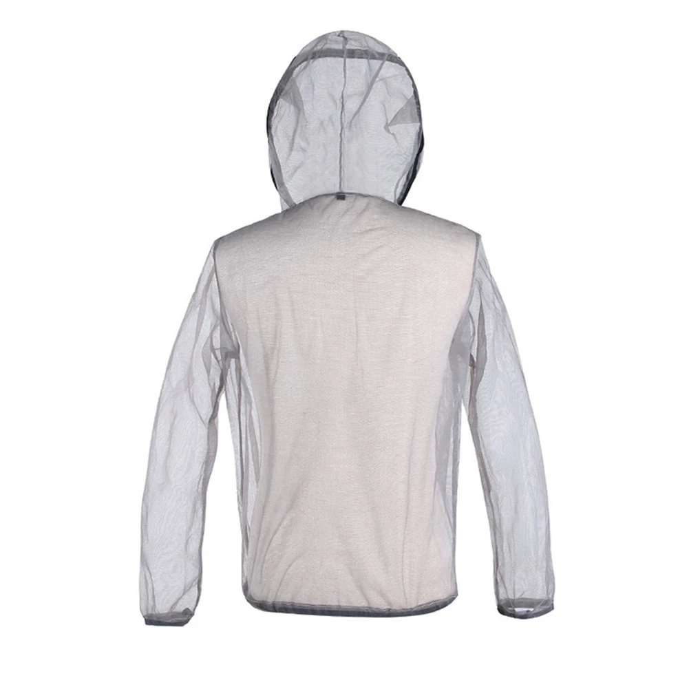 

Portable Breathable Netting Insect Repellent Jacket Outdoor Camping Hiking Fishing Anti Mosquito Biting Mesh Hooded Clothing