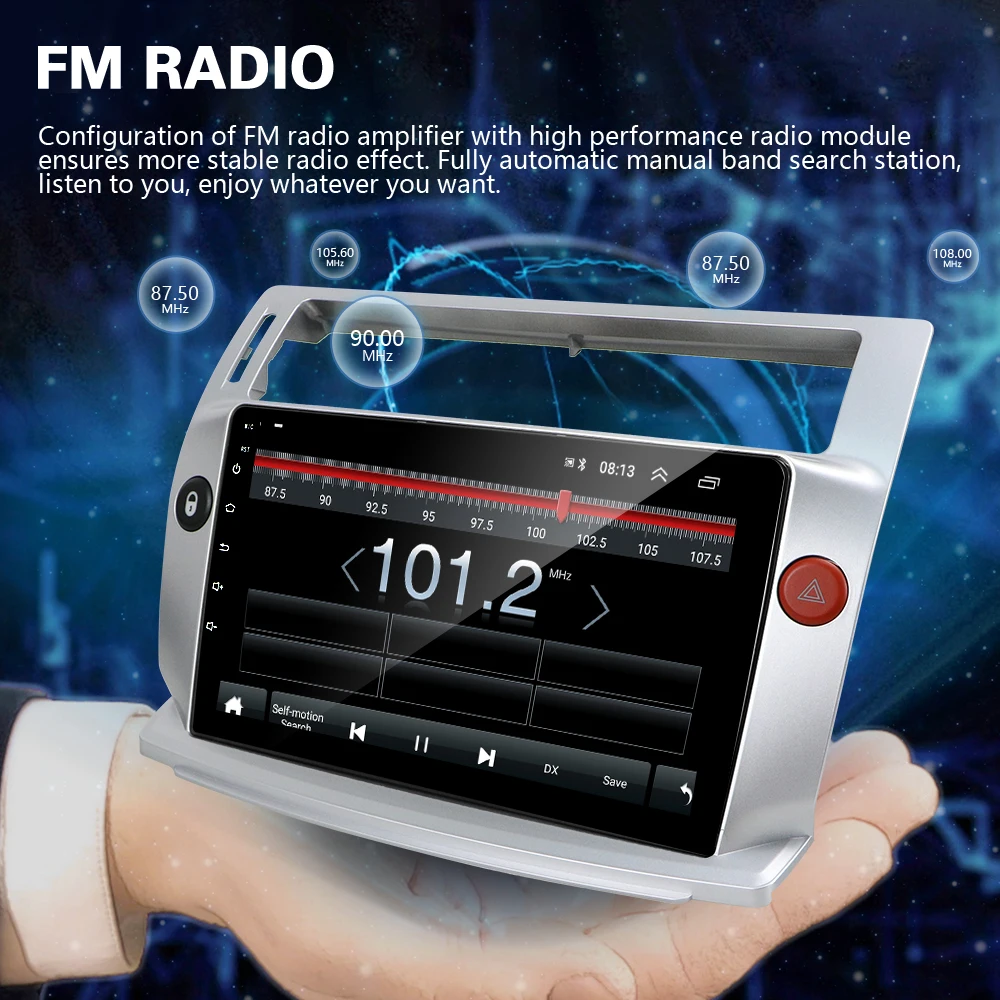 Автомобильный мультимедийный плеер AMPrime мультимедийная стерео система на Android с 9