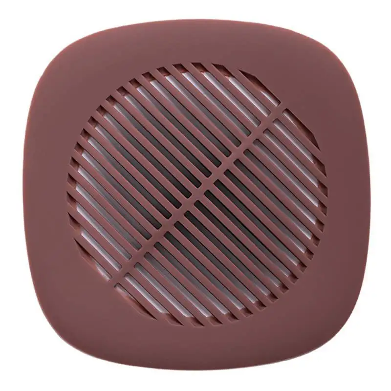 Dark red Kitchen Bathroom Drain Filter Silicone Sink Strainer Bathroom Hair Filter Drain Protector Household - Цвет: Dark red