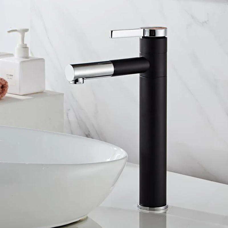 Смеситель для раковины Azeta AT7406HB латунный кран ванной комнаты вращение на 360