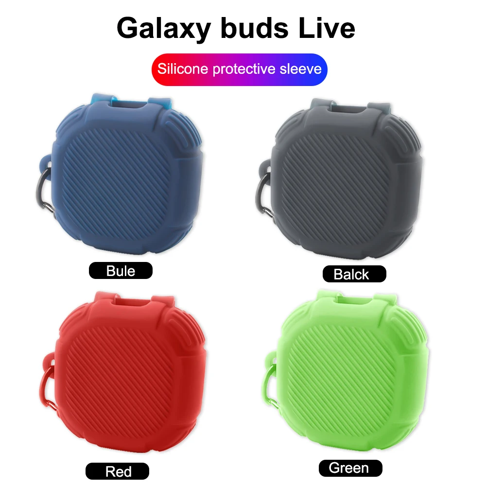 

cartoon Silicone Earphone Case for Samsung Galaxy Buds Live 2020 Wireless Headset Shockproof armor protective Headphone Cover