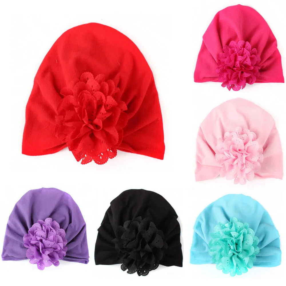 ARLONEET/Новинка милые шапки для новорожденных с цветочным узором и узлом в богемном