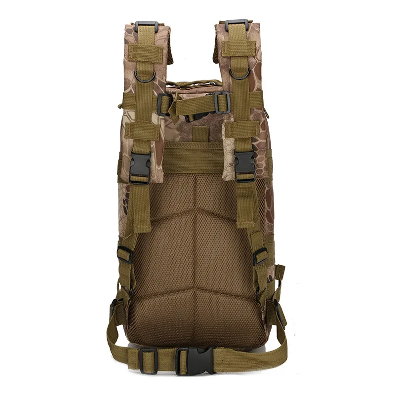 30L Camouflage 3p Backpack Army Fan Tactical Bag Outdoor Sports Mountaineering Oxford Waterproof Multifunctional | Спорт и