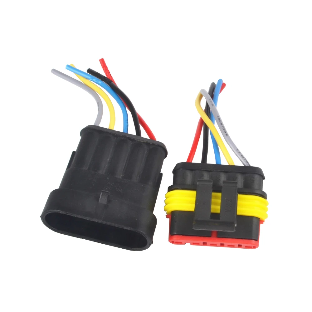 

Harness 1P/2P/3P/4P/5P/6P Waterproof Connector with Wire AMP Series Superseals PA66 AWG Male and Female For the Auto Car Light