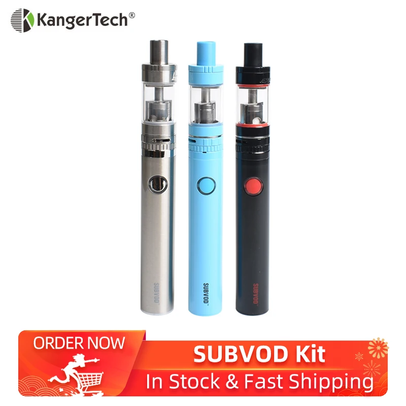 Оригинальный стартовый набор KangerTech SUBVOD аккумулятор 1300 мА/ч с атомайзером Toptank 3 2