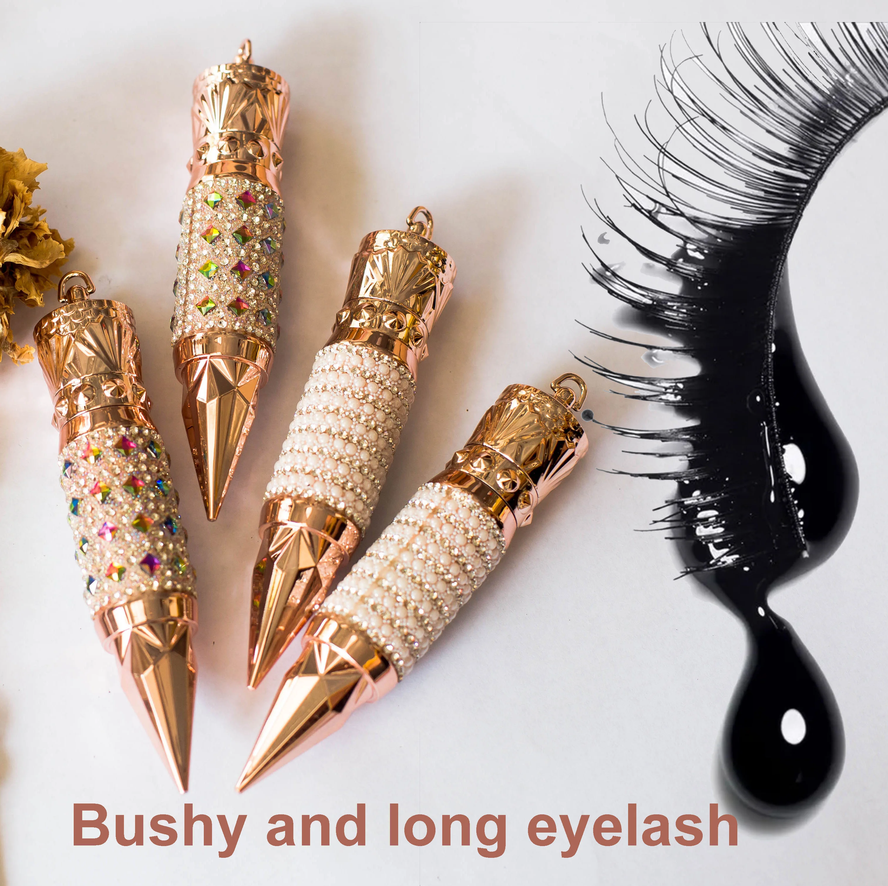 Новая 4D Тушь для ресниц удлиняющая искусственная тушь наращивания кисть