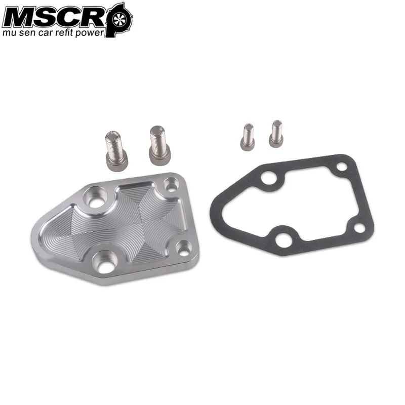 Маленький Блок для Chevy заготовка блок топливного насоса алюминиевая пластина Sbc