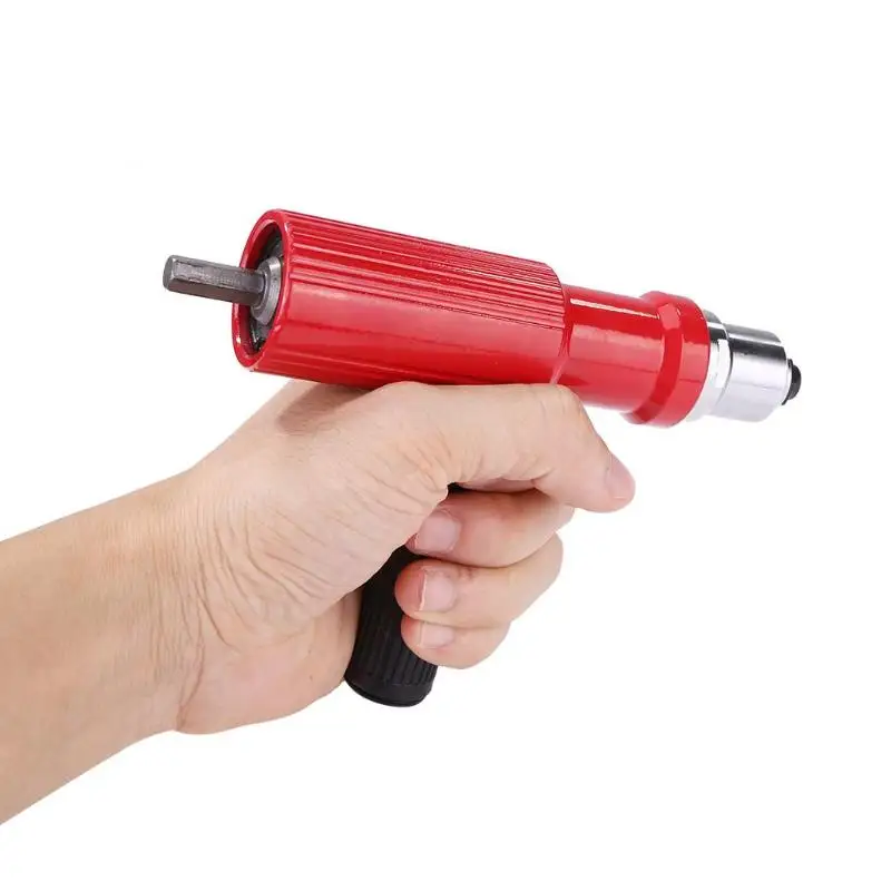 Rivet Gun Drill Adaptor Insert Riveting Adapter for Cordless Riveter with Handle Nail Quick Back Guns | Инструменты
