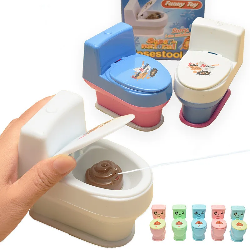 

Mini Water Spray Toilet Whole Person Water Gun Spoof Trick Toy Funny Gift Stress Reliever Toys Cool Stuff Prank