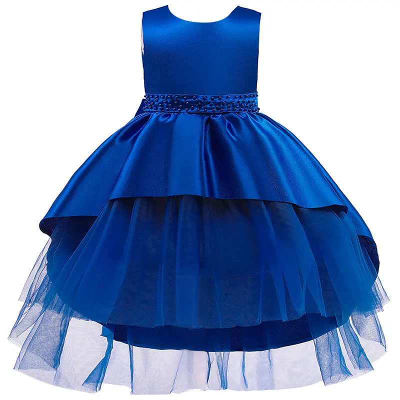 Детские платья принцессы для девочек От 3 до 10 лет платье с цветочным рисунком