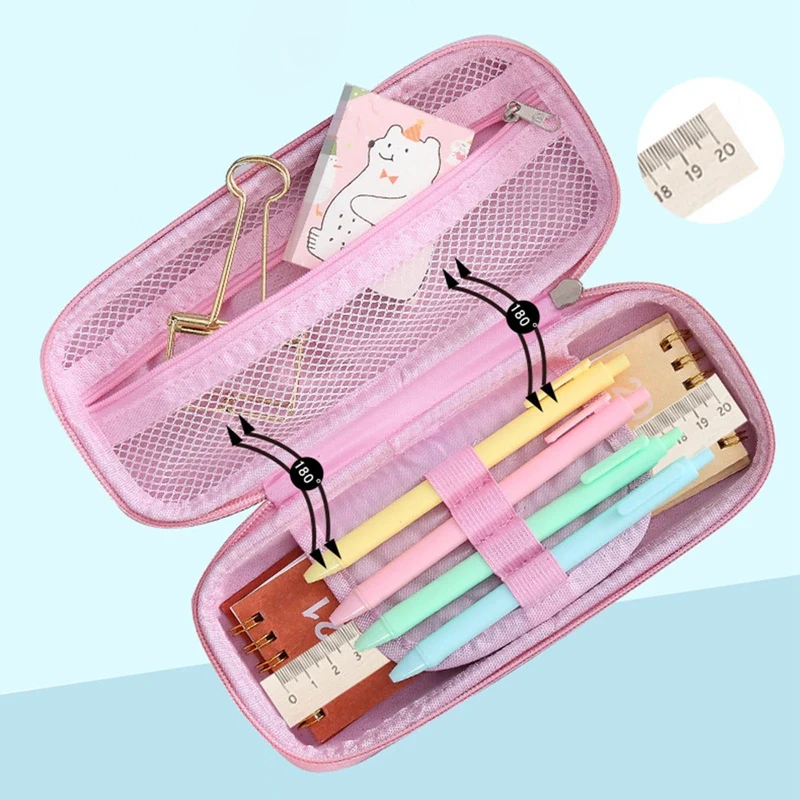 

Cute Cartoon Forest Animal Printed Pencil Case Waterproof EVA Pen Box Stationery Storage Pouch School New Semester Supply Gifts