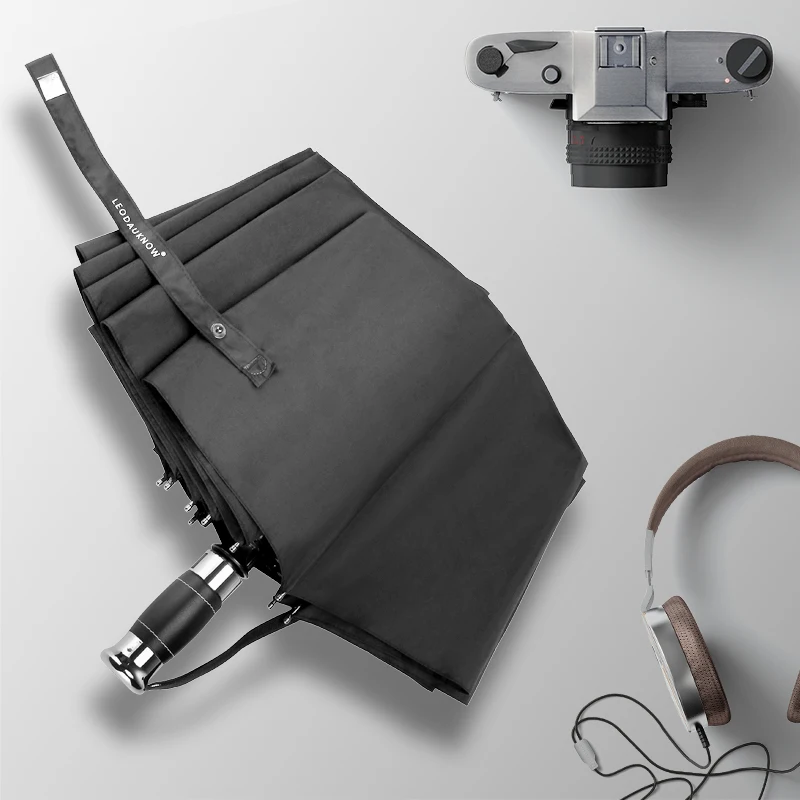 Economici 3fold Disegno Di Doppio Degli Uomini Antivento Ombrello Da Viaggio Di Lusso Automatico Ombrello Parasole Pioggia Donne Paraguas Mujer Ambrella BW50YS