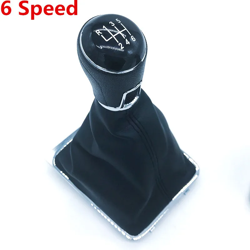 6 Speed Case Новая 5/6 скоростная Автомобильная стильная ручная рукоятка для рычага переключения передач Ручка для Volkswagen VW Passat B7 2011 2012 2013 - Название цвета: 6 Speed Case