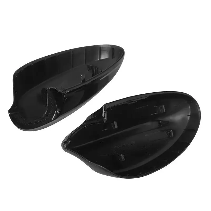 

1 Pair Rear View Mirror Cover Caps for BMW E90 E91 325I 328I 330I Sedan 2005-2008 Gloss Black Side Mirror Covers