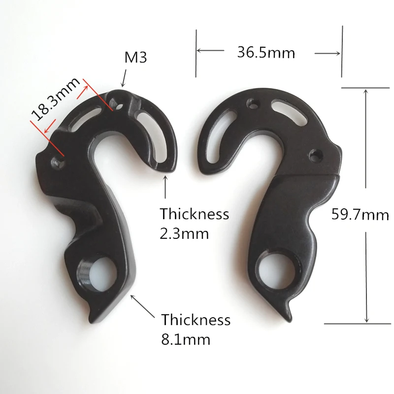 

5 pcs/lot Bicycle rear Derailleur hanger Bicycle gear hanger fit For BADBOY