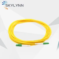 50pcsbagskylynn fiber optic patch cord lcapc lcapc single node g652d simplex 2 0mm yellow lszh jacket 1m 2m 3m 5m
