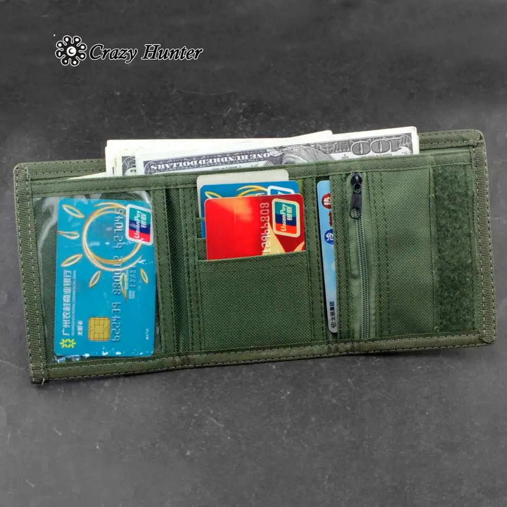 Men/Boy camouflage Cavans Trifold Card Holder Wallet With safe Chain | Багаж и сумки