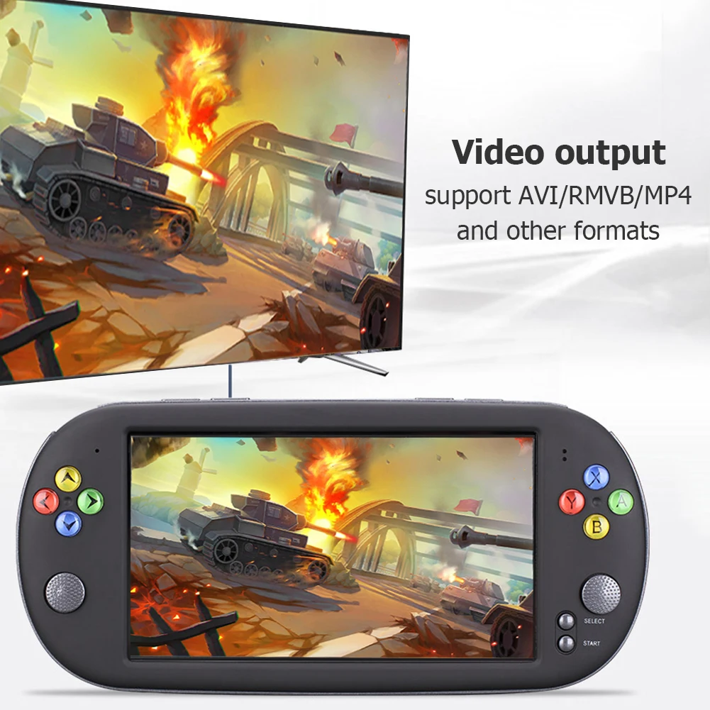 Игровая консоль X16 7 дюймов портативная 8 ГБ ретро Классическая игровая для Neogeo
