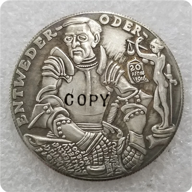 Немецкая копия монеты Карла гетца Тип № 2 _|Безвалютные монеты| |