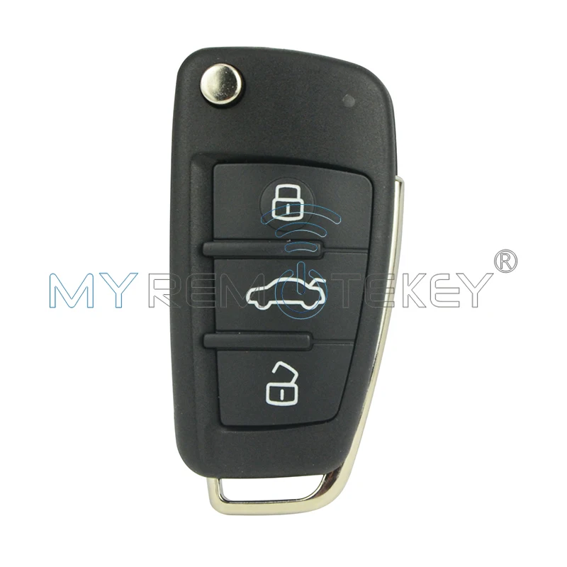 Автомобильный Дистанционный ключ 8P0 837 220 D для Audi A3 TT 2006 2013 434 МГц ID48 HU66 3 кнопки