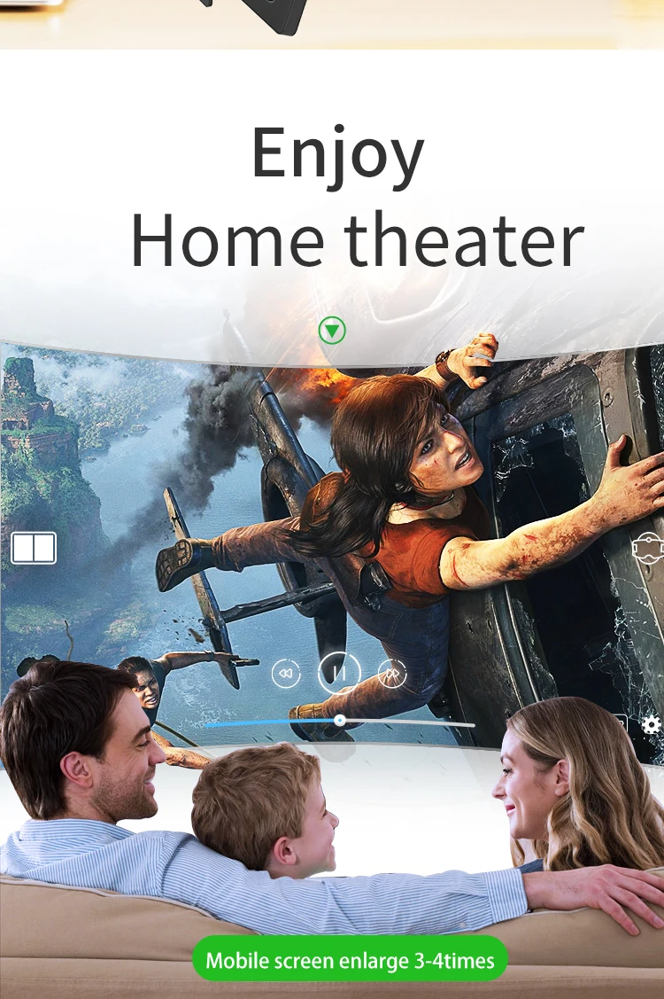 Новинка складной трехмерный усилитель экрана 12 дюймов F13 HD видеолупа для